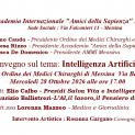 CONVEGNO sul tema: L'Intelligenza Artificiale CONVEGNO sul tema: L'Intelligenza Artificiale