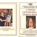 L'opera letteraria di Teresa Rizzo