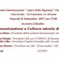 Incontro dibattito - COMUNICAZIONE E CULTURA VEICOLO DI PACE