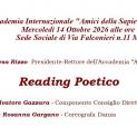 Reading Poetico del 14 Ottobre 2026